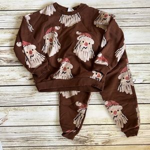 Zara kids holiday sweat set